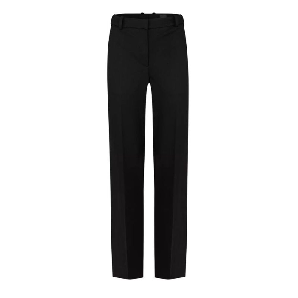 Boss Womens/Ladies Plain Straight Leg Pants / Black